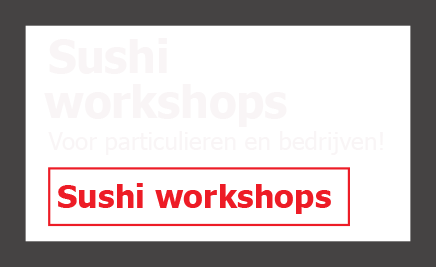 Sushi workshops